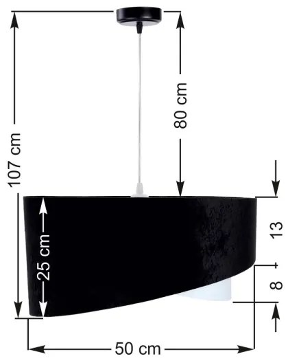 Lustră pe cablu GALAXY 1xE27/60W/230V