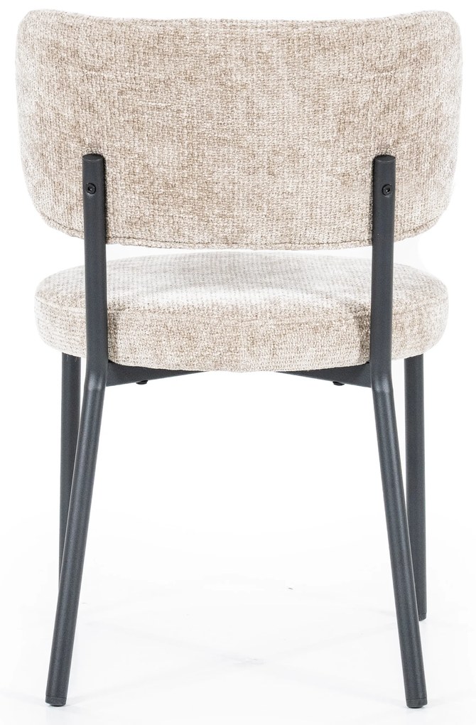 Scaun din stofa Oasis taupe