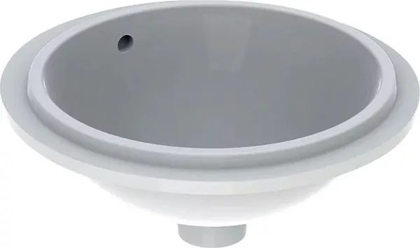Lavoar sub blat Geberit Variform 39 cm fara orificiu baterie cu orificiu preaplin