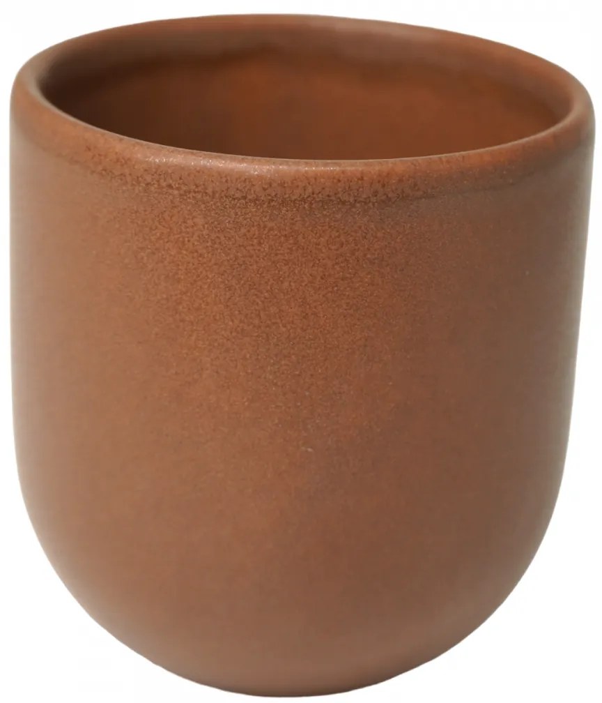 Pahar Cafea Novum (250ml, Maro Pantone Cambridge) Gresie Glazurata Manual