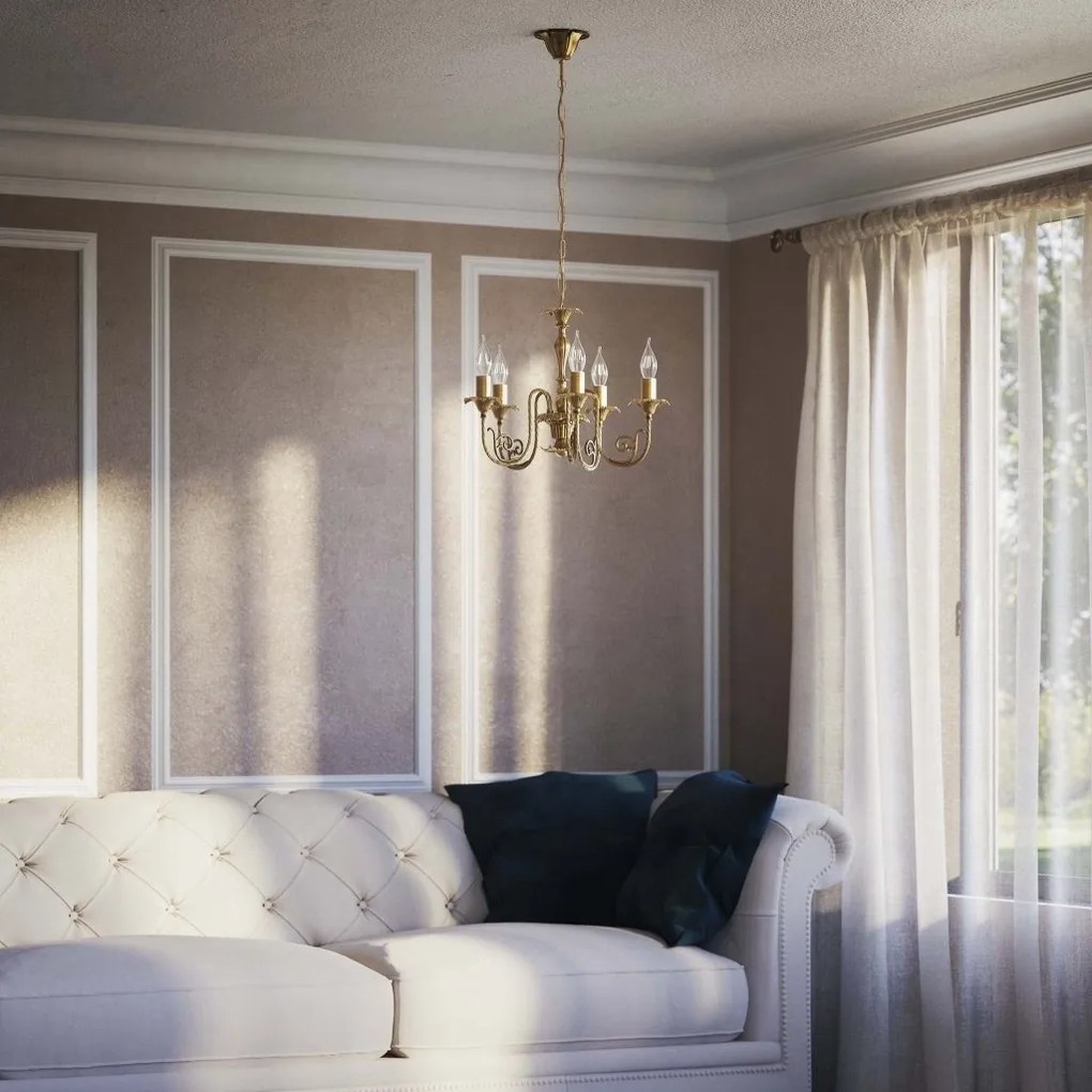 Candelabru din alama masiva stilul fastuos Ludovic al XV-lea