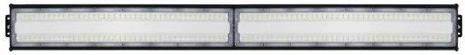 Lampa industriala liniara LED Optonica, 200W, 4000K, IP65, IK08, aluminiu, neagra