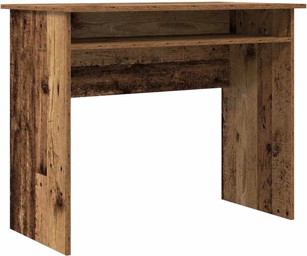 vidaXL Birou, lemn vechi, 90x50x74 cm, lemn prelucrat