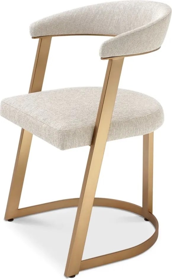 Scaun design LUX finisaj alama cu sezut si spatar tapitat Dexter 111473 HZ