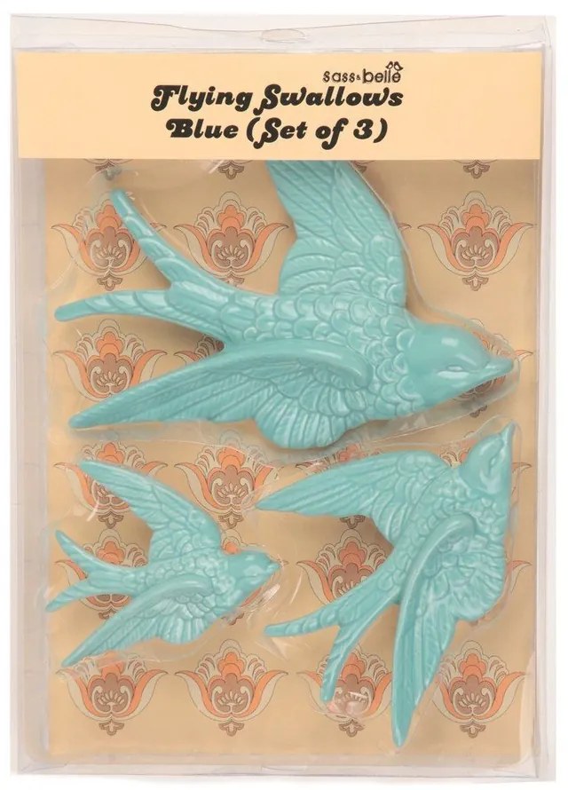 Decorațiuni suspendate 3 buc. Swallow – Sass &amp; Belle