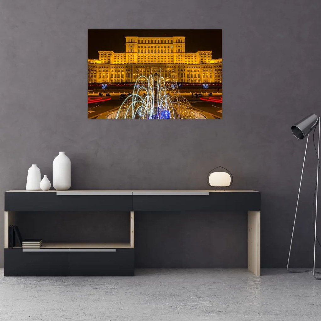 Tablou - Palatul Parlamentului, București, România (90x60 cm)
