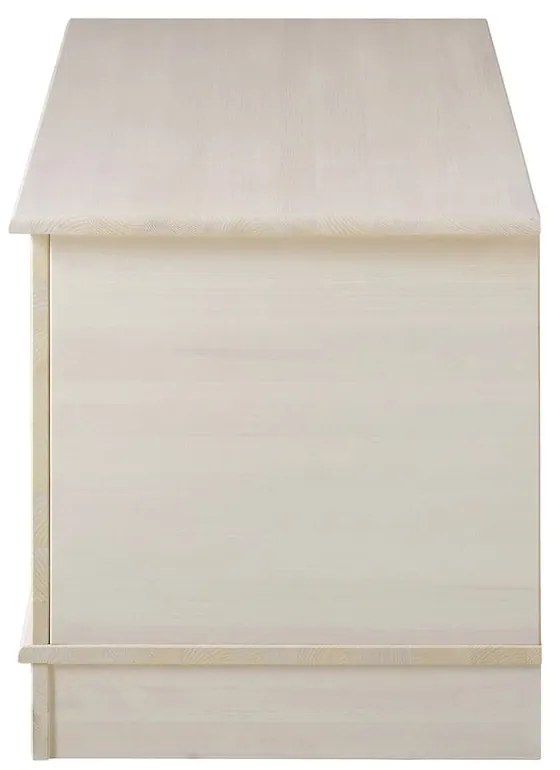 Cufăr alb din lemn de pin 80x45 cm Anita – Støraa