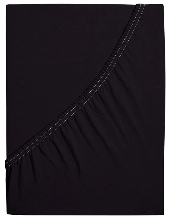 Cearșaf de pat jersey 4Home Ideal negru , 160 x 200 cm, 160 x 200 cm