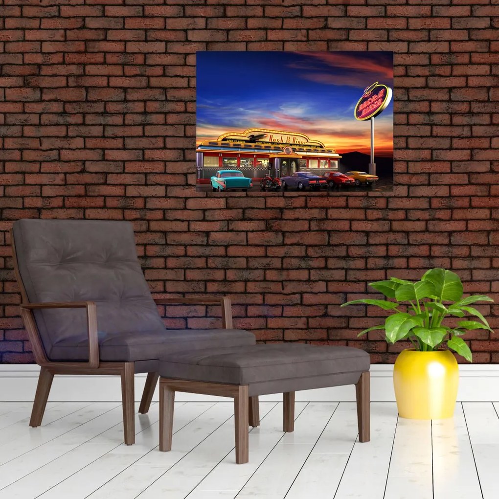 Tablou - Bar de seară (70x50 cm)