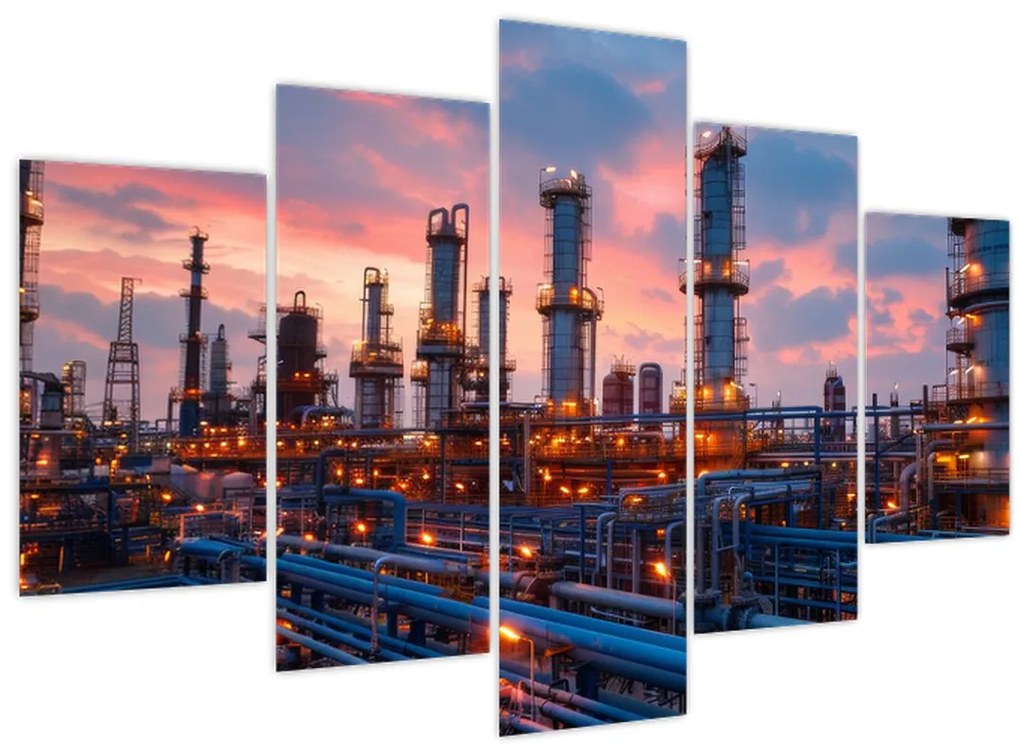 Tablou - Instalație industrială (150x105 cm)