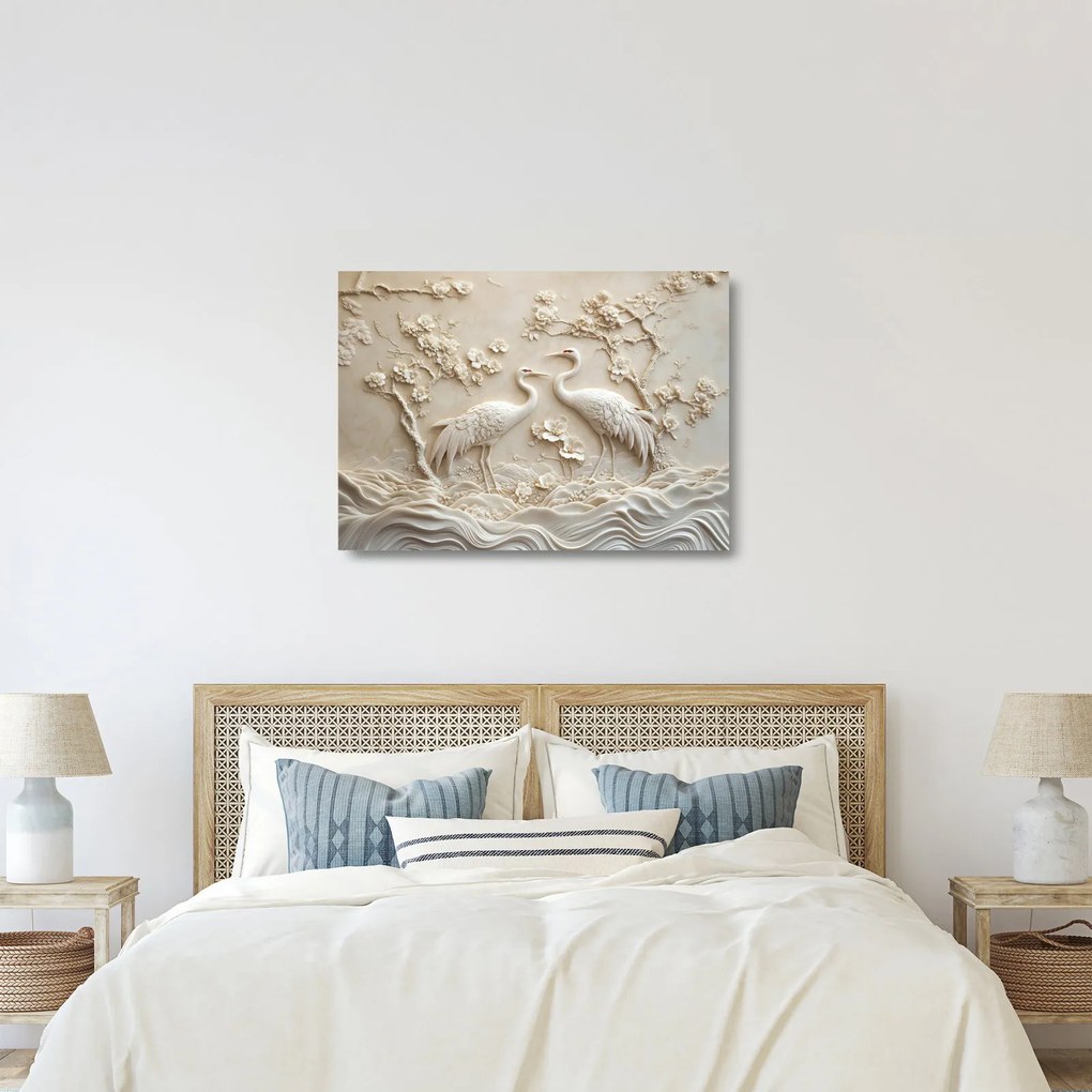 Tablou pe sticlă - Model Chinezesc (70x50 cm)