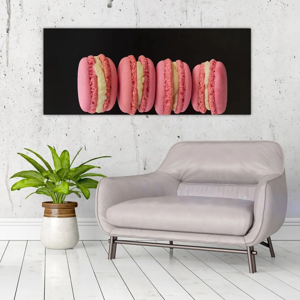 Tablou cu macarons (120x50 cm), în 40 de alte dimensiuni noi