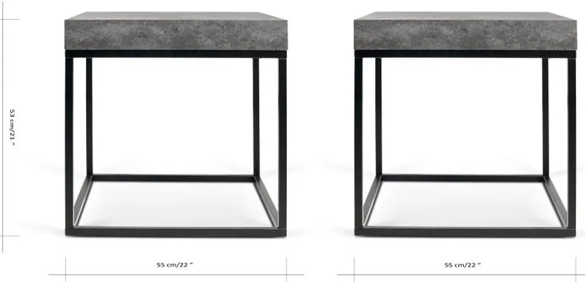 Măsuță auxiliară TemaHome Petra, mică