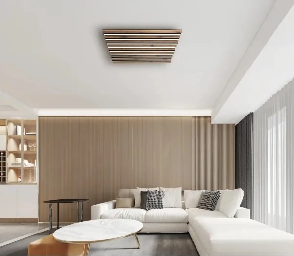 Globo 67347D3CCT - Plafonieră LED dimabilă HAYDEN 40W/230V 60x60 cm + telecomandă