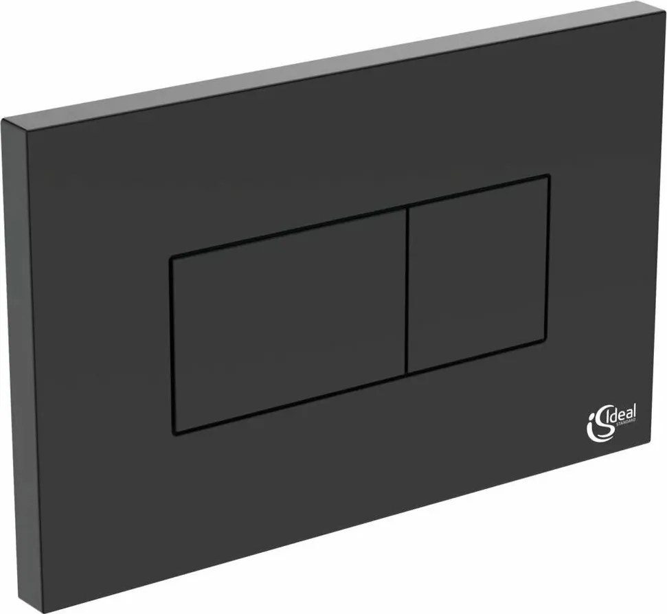 Clapeta de actionare dubla comanda Ideal Standard Solea P2 negru mat actionare pneumatica
