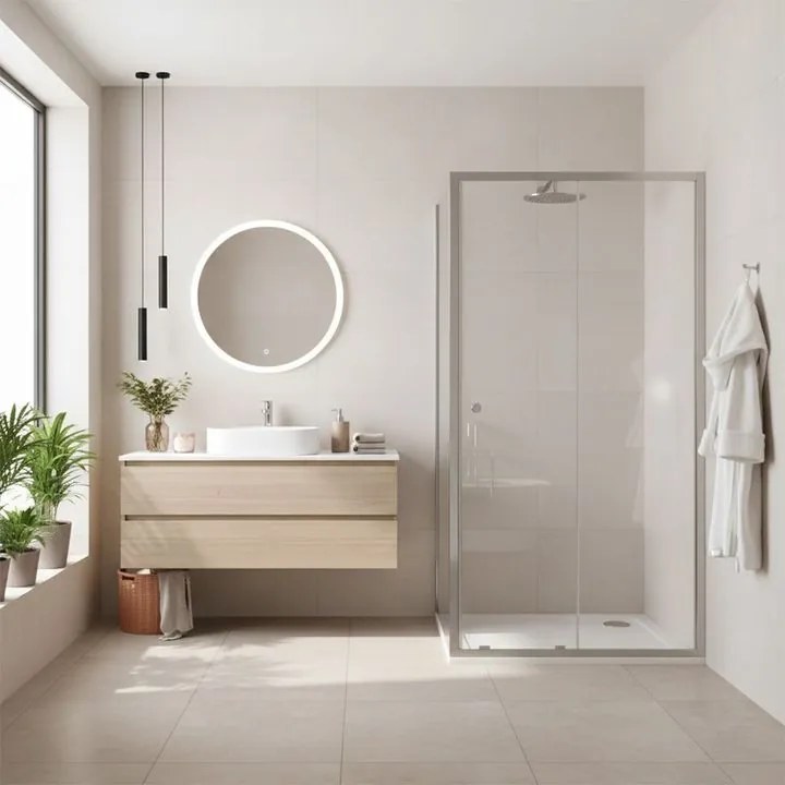 Cabina de dus Rea Primo Slide 120x90 crom