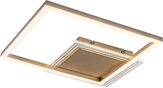 Rabalux 71487 -LED Plafonieră OTTAVIA LED/24W/230V 3000K 37,5x37,5cm auriu