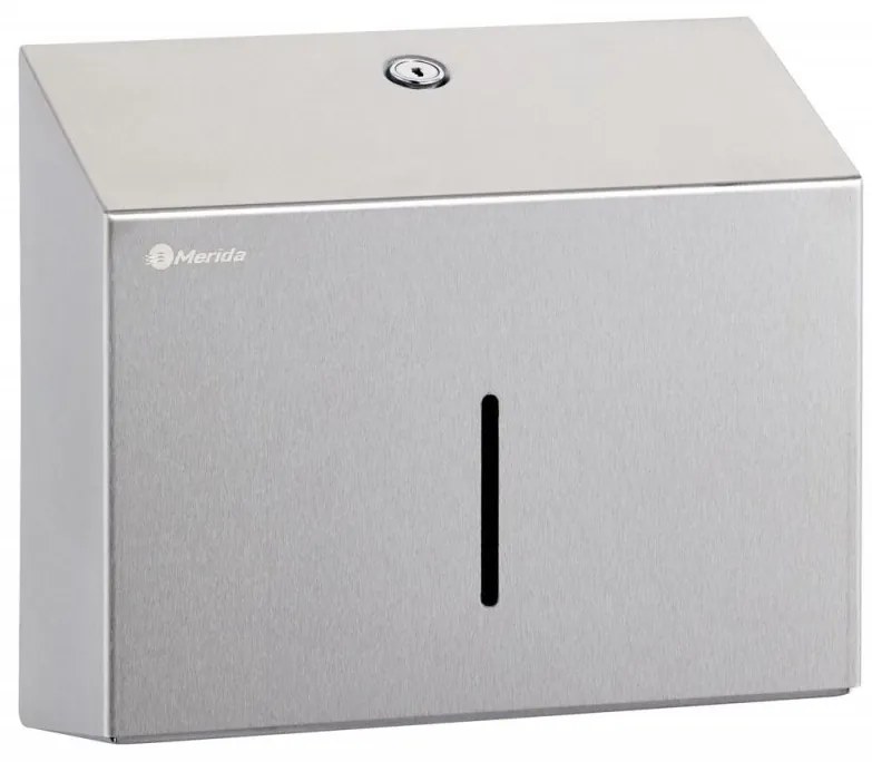 Dozator de prosoape de hârtie Stella Slim Mini, oțel inoxidabil mat