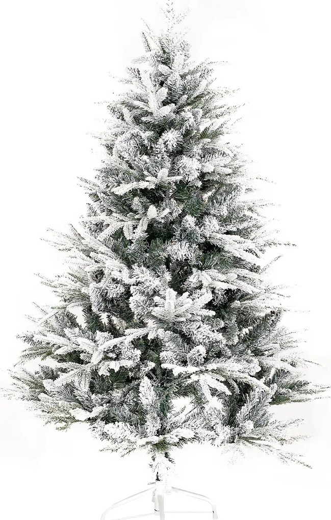 Pom înzăpezit de Crăciun, cu suport, Cardiff, 120 cm, 120 cm