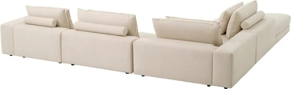 Canapea modulara design LUX Lounge Club, Nuoro beige