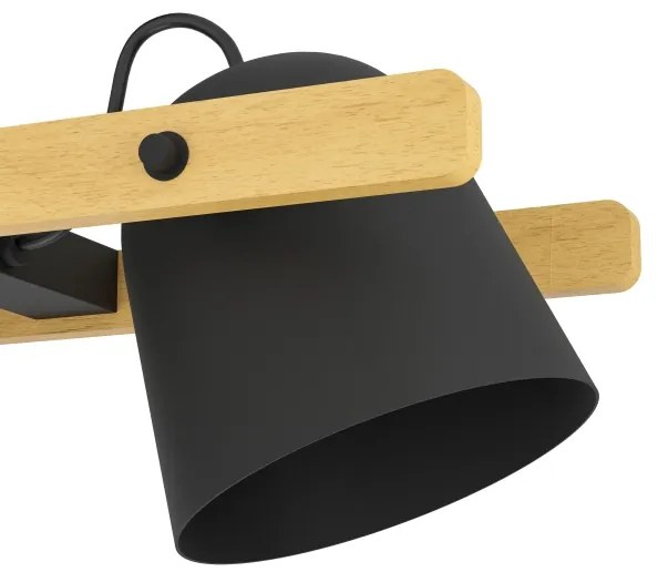 Lustră LED RGBW dimabilă aplicată Eglo 900882 HORNWOOD-Z 4xLED/3,7W/230V