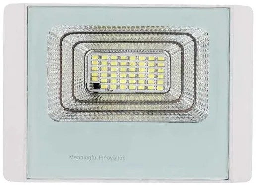 Proiector solar LED exterior 12W, 3,2V, IP65, 4000K cu telecomandă
