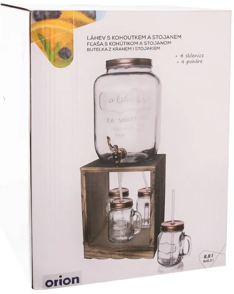 Dozator de limonadă cu pahare 8,8 l – Orion