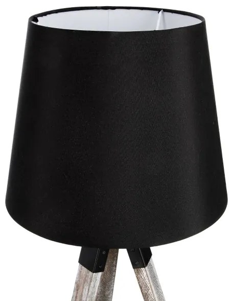 Lampă de masă Atmosphera RUNO 1xE27/25W/230V lemn/negru