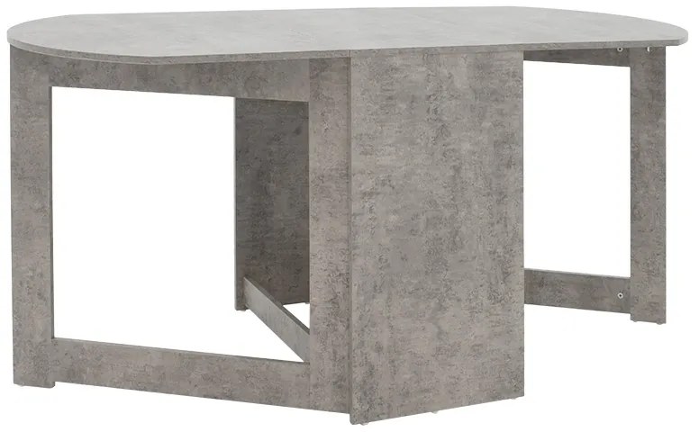 Masa Pliabila Malinne Gri Antichizat 160x80 Cm