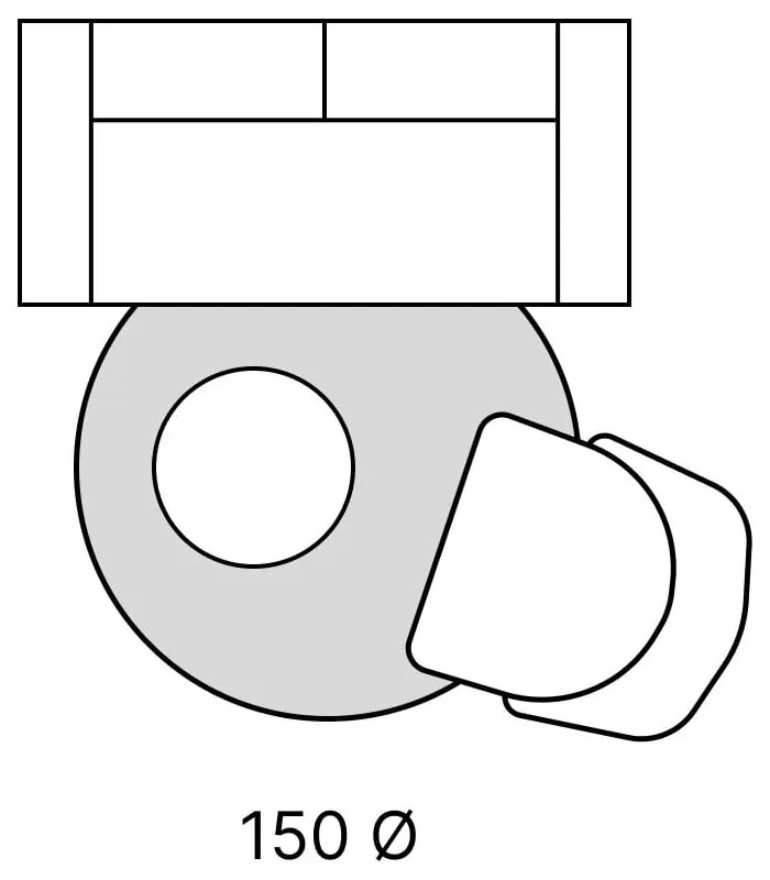 Covor crem rotund ø 160 cm Leon – Villeroy&amp;Boch