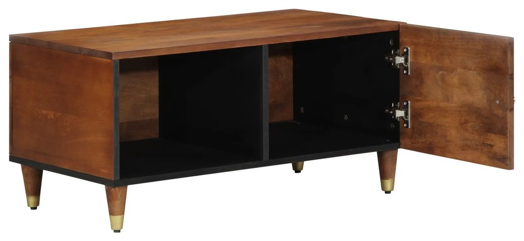 vidaXL Masă de cafea 80x50x40 cm din lemn masiv de mango