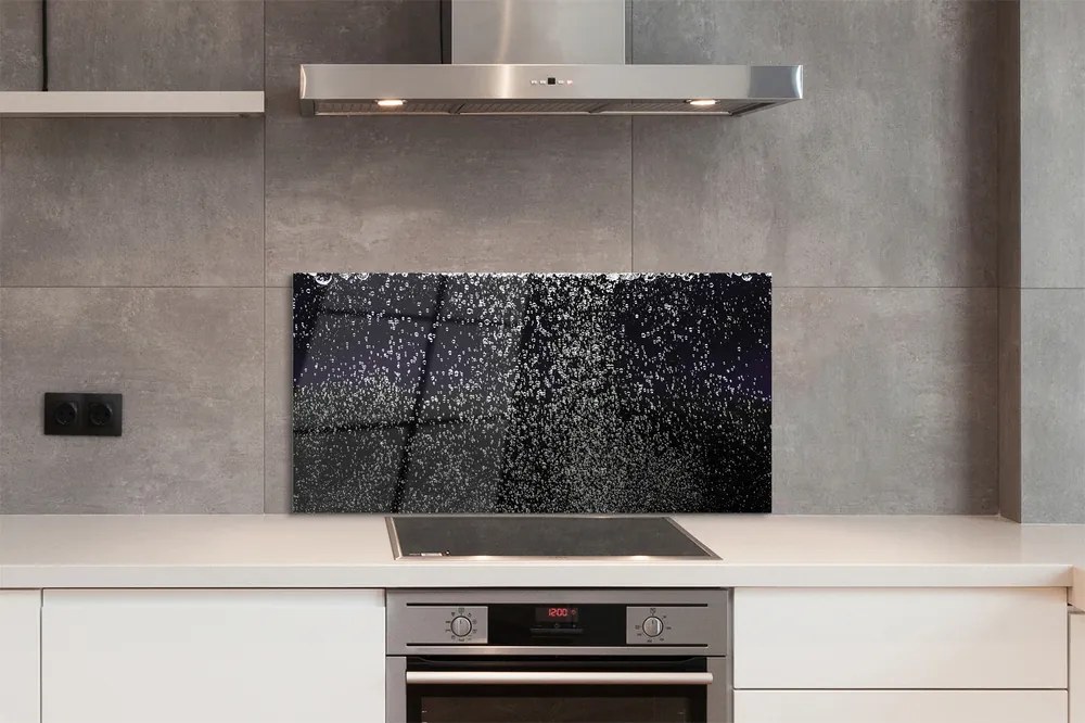 Panouri de sticlă Picături de bule de apă