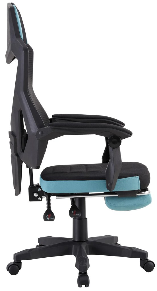 Scaun de birou Jarak 884H-L036 (negru + neo mint). 1075437