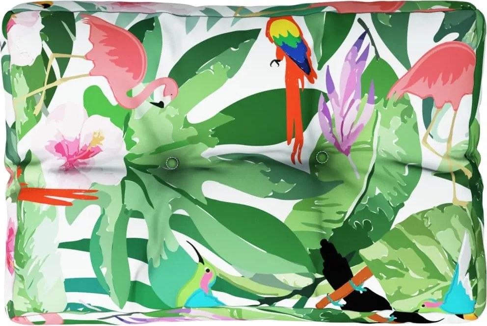 vidaXL Pernă de paleți, multicolor, 60x40x12 cm, textil