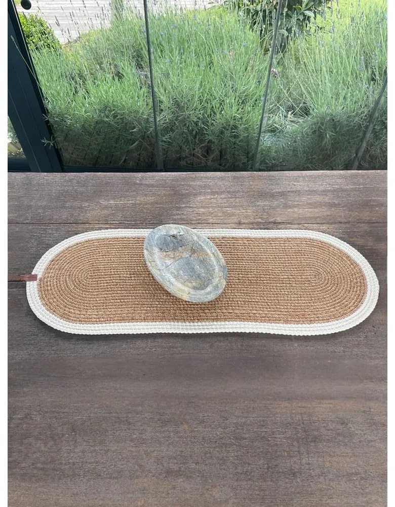 Napron de masă din iută 35x100 cm Wicker – Mila Home Luxury