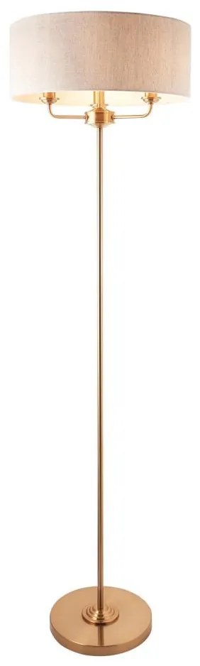 Lampadar Endon 110724 HIGHCLERE 1xE14/40W/230V bej/alamă