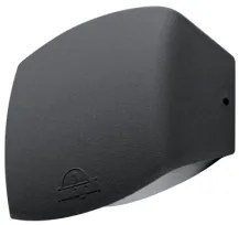 Aplica moderna exterior LED R7S 3.2W IP55 95ABRAM150/BL