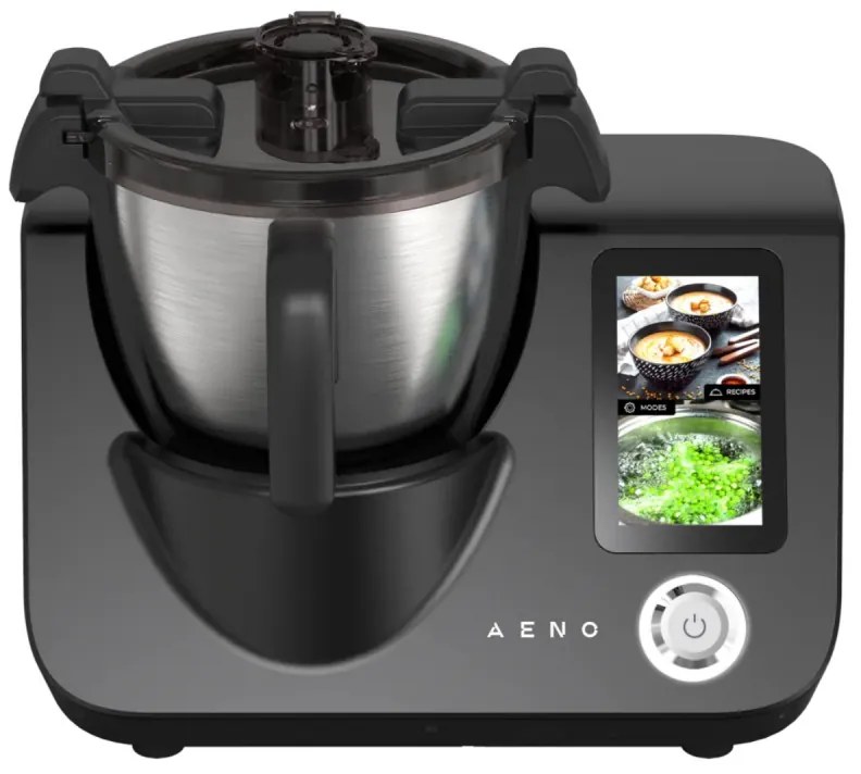 Robot de bucatarie 20in1 AENO CR1S GastroLab, 1000W, Wi-Fi, 8 programe, 12 trepte, 3.5l, Ecran tactil, Timer, Negru