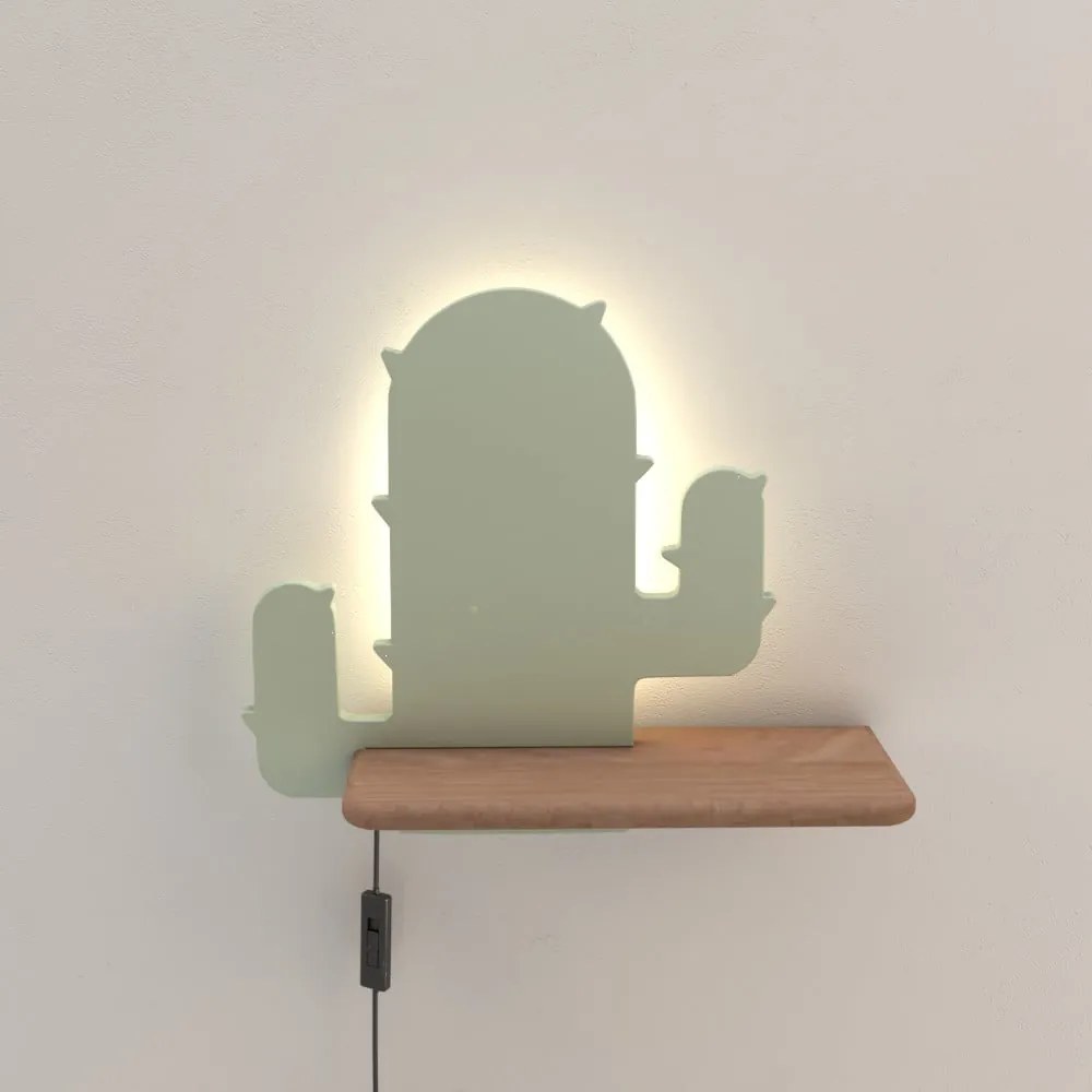 Corp de iluminat pentru copii verde Cactus – Candellux Lighting