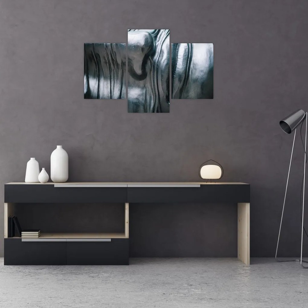 Tablou - Fața din oțel (90x60 cm)