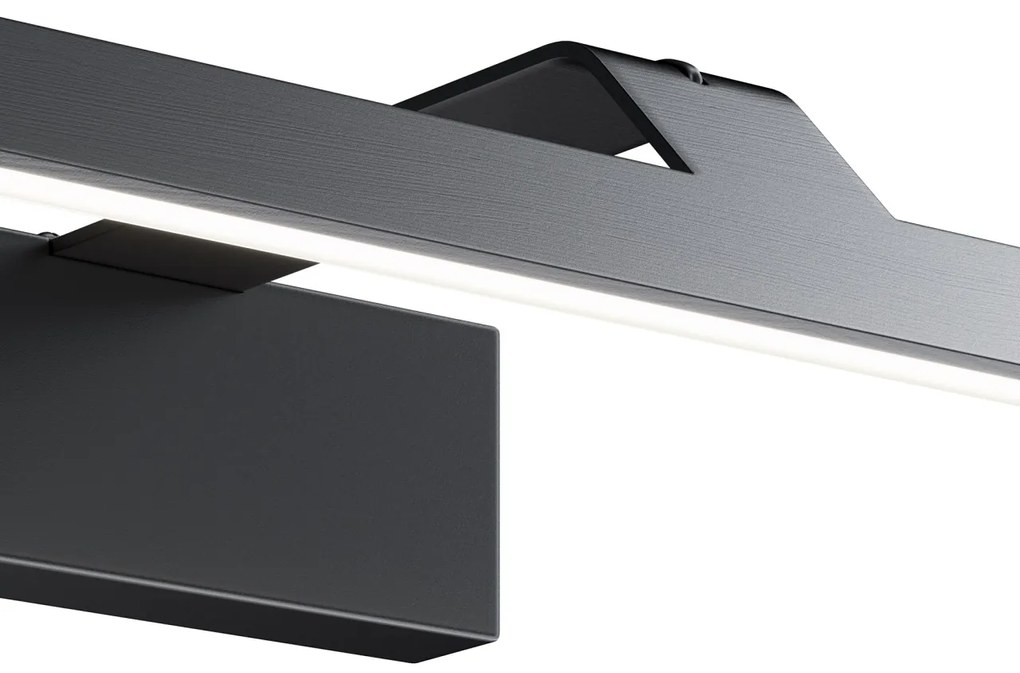 Aplica de perete LED pentru oglinda sau tablou Decart negru