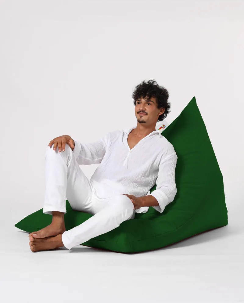 Fotoliu puf pentru grădină Pyramid Big Bed Pouf - Green