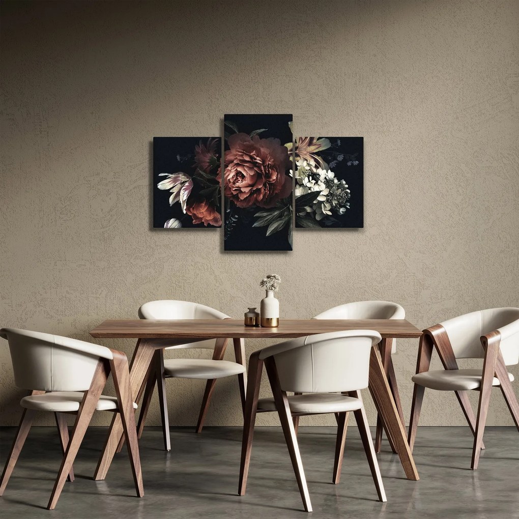 Tablou - Flori întunecate (90x60 cm)