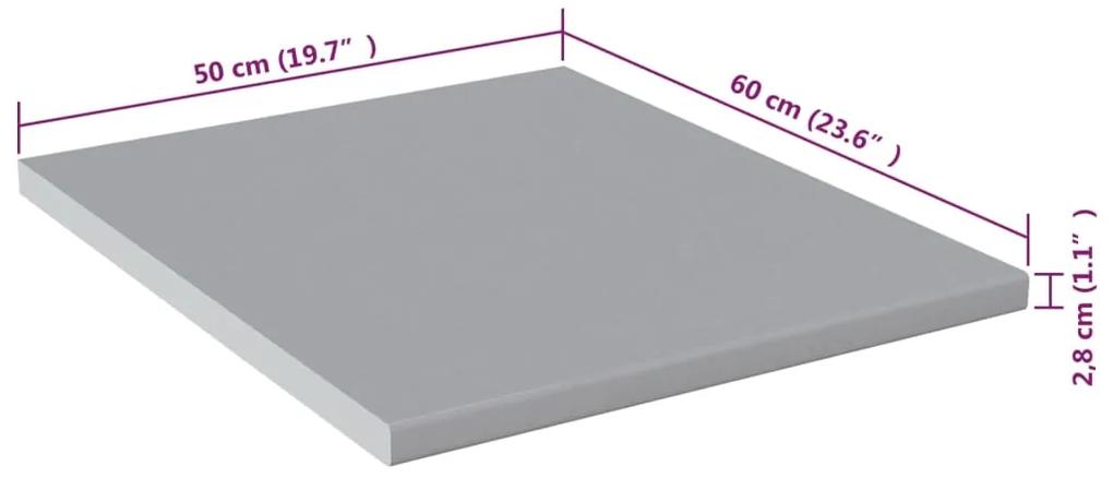 Blat de bucatarie, gri, 50x60x2,8 cm, PAL Gri, 50 x 60 x 2.8 cm, 1