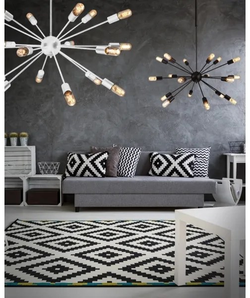 Azzardo AZ1657 - Lustră pe tijă ORBIT 18xE27/60W/230V