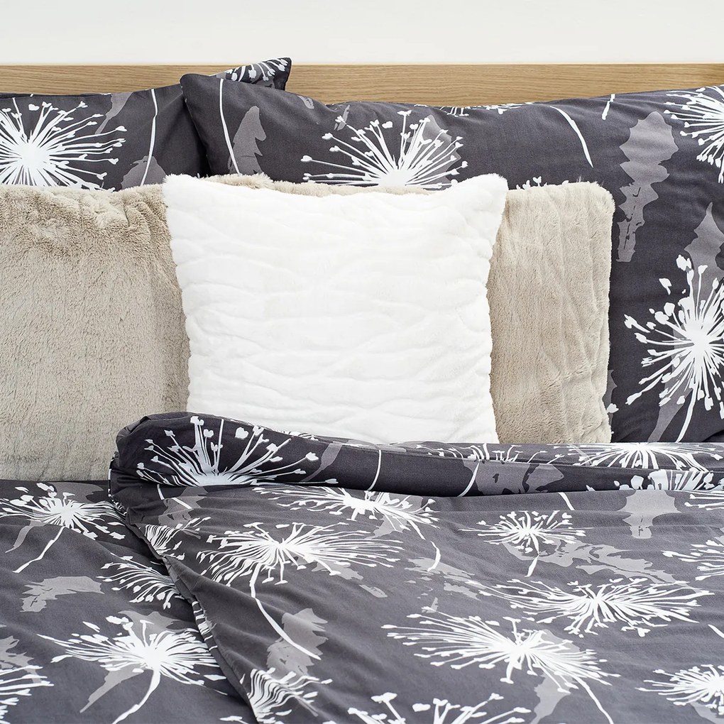 Lenjerie de pat din bumbac 4Home MidnightDandelions , 140 x 200 cm, 70 x 90 cm, 140 x 200 cm, 70 x 90 cm