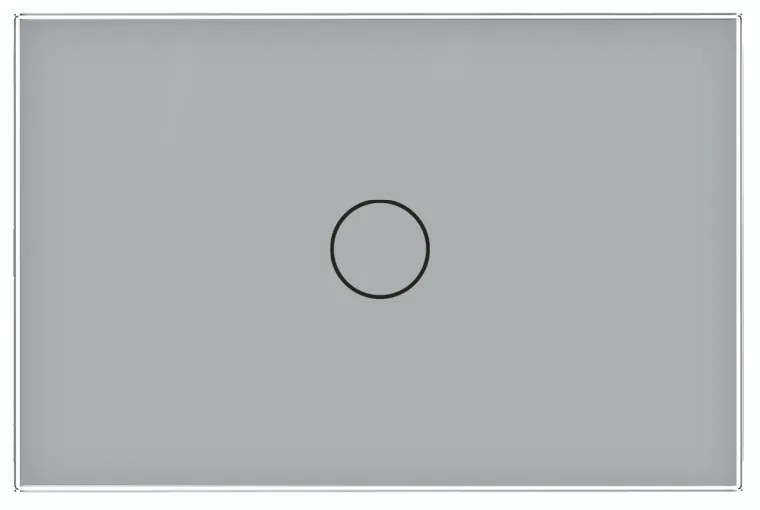 Intrerupator Simplu cu Touch LIVOLO din Sticla, Standard Italian – Serie Noua