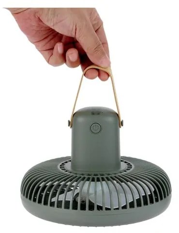 Veioză verde cu ventilator cu telecomandă (înălțime 26 cm) Beyond – Gingko