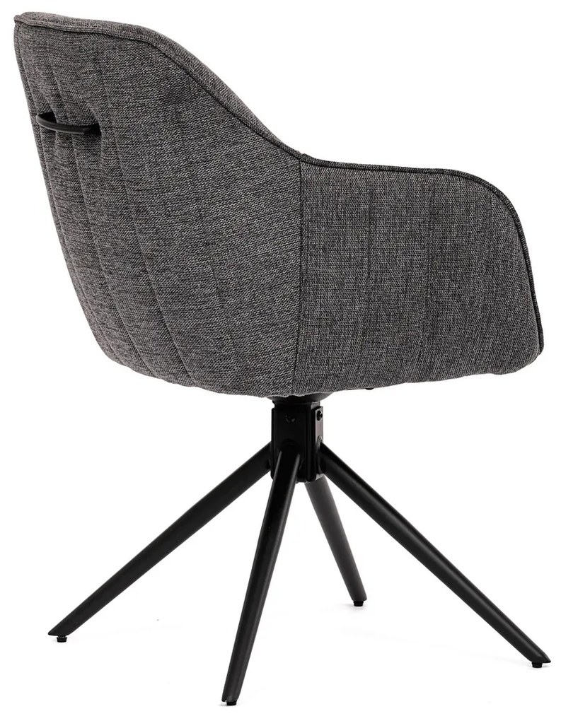 Set de scaune de sufragerie cu mecanism deîntoarcere HC-536 GREY2, 2 buc.