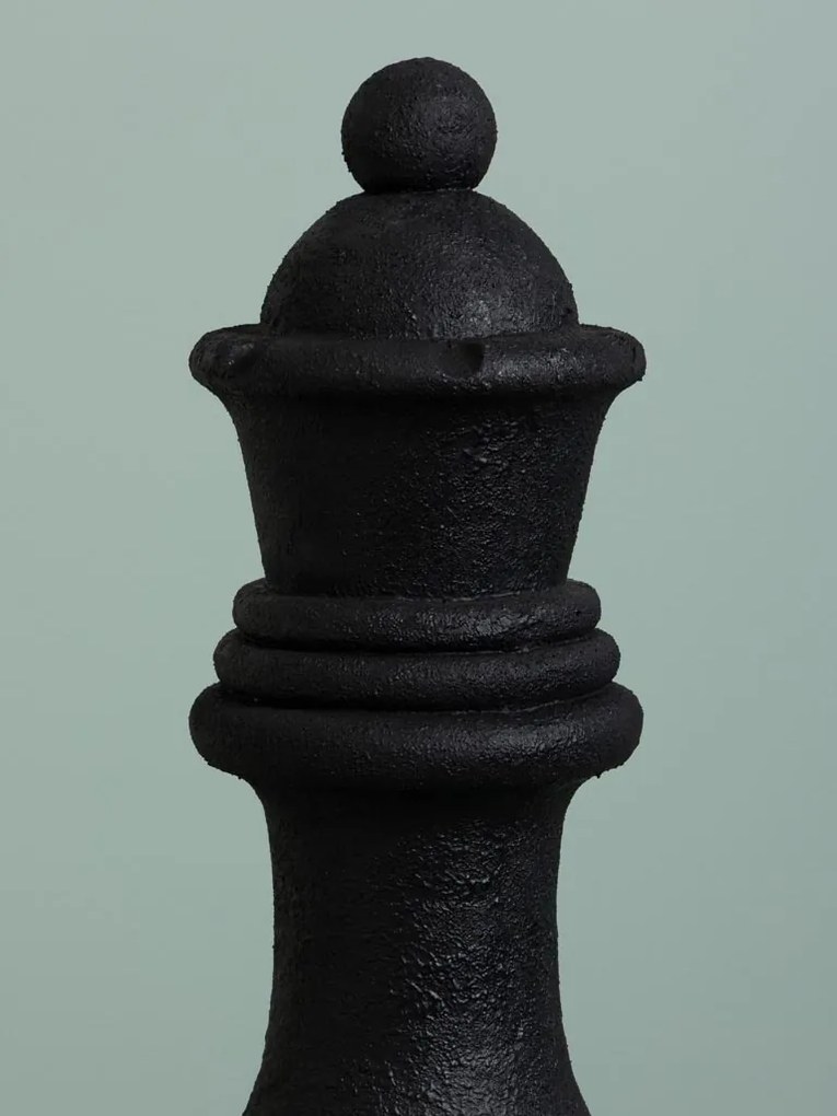 Decorațiune regină de șah din rășină, H54 cm